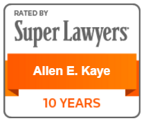 Super Lawyers Award - Allen E. Kaye